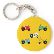 Tractors Key Chain