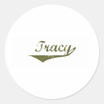 Tracy  Revolution t shirts Round Stickers