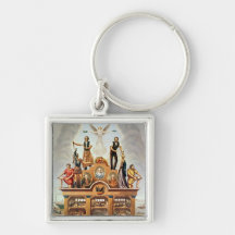 Trade Emblem of the Amalgamated Society Key Chains