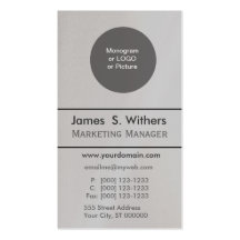 Traditional Add Photo or Logo Business Cards