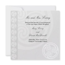 Traditional Celtic Wedding Invitation