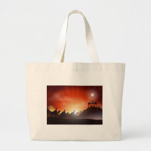 Traditional Christmas Nativity Scene Bags