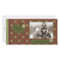 Traditional Christmas Photo Card
