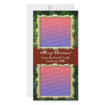 Traditional Christmas PhotoCards- 2 Photos Custom Photo Card