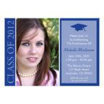 Traditional Class Of 2012 Graduation (Navy Blue) Personalized Invitations