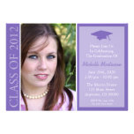 Traditional Class Of 2012 Graduation (Purple) Invite