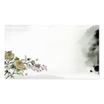 traditional cultural chinese style card template business cards