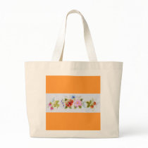 Traditional Flowers Tote Bags