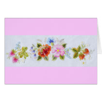 Traditional Flowers Cards