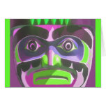 Traditional Squamish Totem Greeting Card