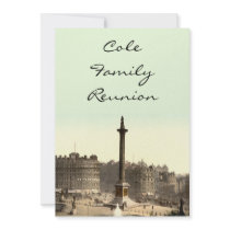 Trafalgar Square I, London, England Custom Invitations
