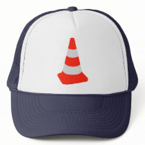 Traffic cone mesh hats