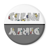 Traffic Jam Clean Dirty Dishwasher Magnet magnets