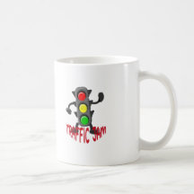 Traffic Jam Cute and Funny Design Mug