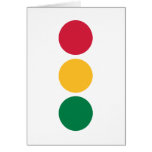 Traffic Light Greeting Cards