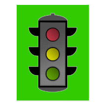 Traffic Light Postcard