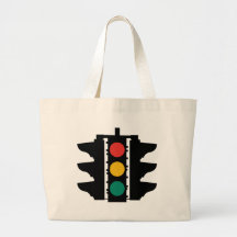 Traffic Lights Street Sign Tote Bag