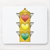Traffic Love Light Mouse Pad