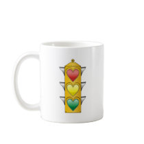 Traffic Love Light Coffee Mugs