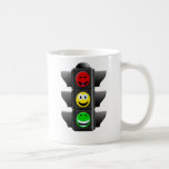 TRAFFIC SIGNAL SMILEYS MUGS