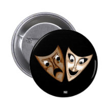 Tragedy & Comedy Button