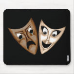 Tragedy & Comedy Mouse Pad