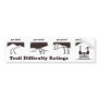 Trail Difficulty Ratings Sticker
