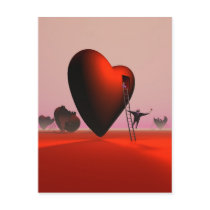 Trail of Brocken Hearts 2 Postcard