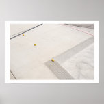 Trail of print
