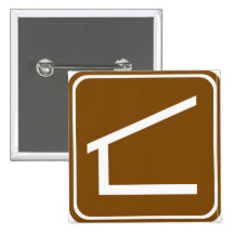 Trail Shelter Highway Sign Pin