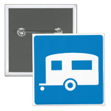 Trailer Camping Highway Sign