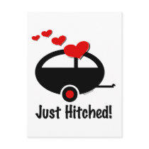 Trailer Just Hitched Post Card