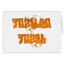trailer trash graffiti design cards