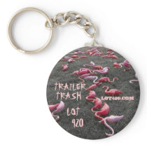 TRAILER TRASH LOT420 Flamingo Key Chain