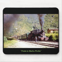 'Train à Machu Picchu Tapis De Souris