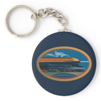 Train Art Key Chains