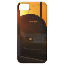 Train at sunset iPhone 5 cover