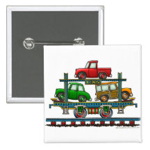Train Auto Carrier Car Railroad  Car Pins