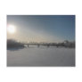 Train Bridge at Sunrise Postcard