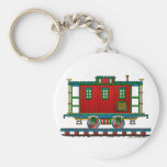 Train Caboose Car Key Chains