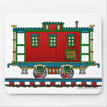 Train Caboose Car Mouse Pad