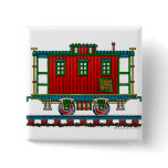Train Caboose Car Railroad Pins