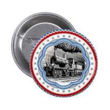 Train Collector Pinback/Button