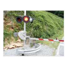 train crossing post cards