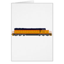 Train Engine: Classic Colour Scheme: Card