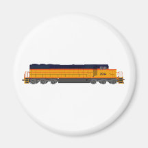 Train Engine: Classic Colour Scheme: Refrigerator Magnets