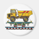 Train Flat Car Dump Truck Magnets