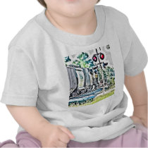 train HDRtone surealistic Shirt