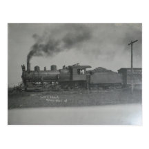 Train in Talala in 1908 Postcard