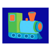 Train mignon de Choo Choo Invitations Personnalisables